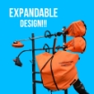 Orange Weed Wacker Cover	