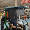 GREEN back - CANOPY KIT for ROPS System		