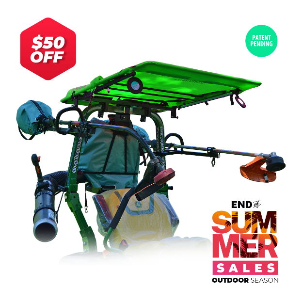 Foldable CANOPY KIT for ROPS System Green